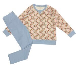 NWT James & Lottie Size 5 Christmas Floral Sweatshirt & Legging Set